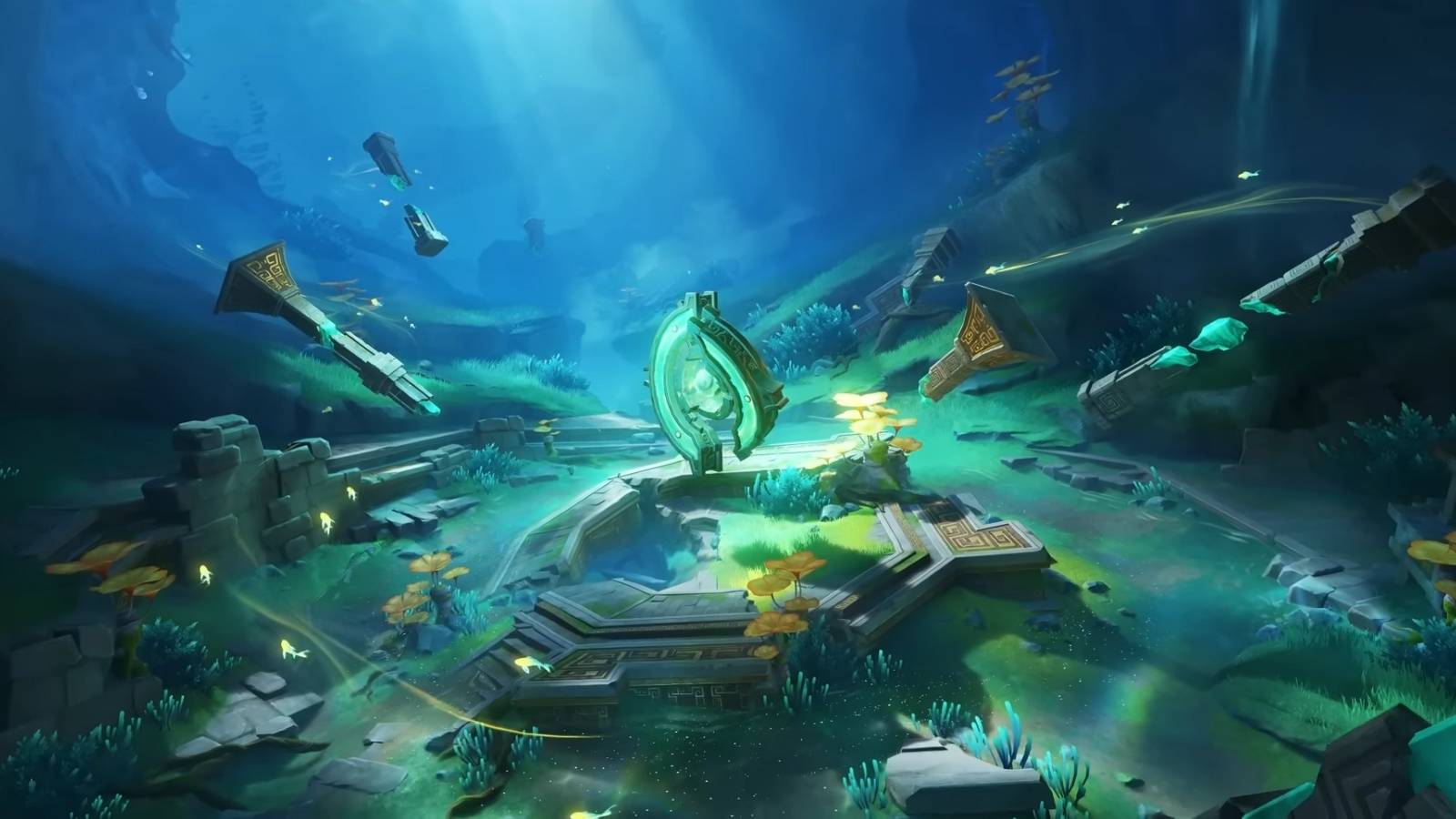 scattered adeptal energy votive rainjade in genshin impact