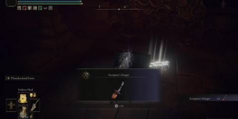 Scorpion's Stinger Reward in Elden Ring