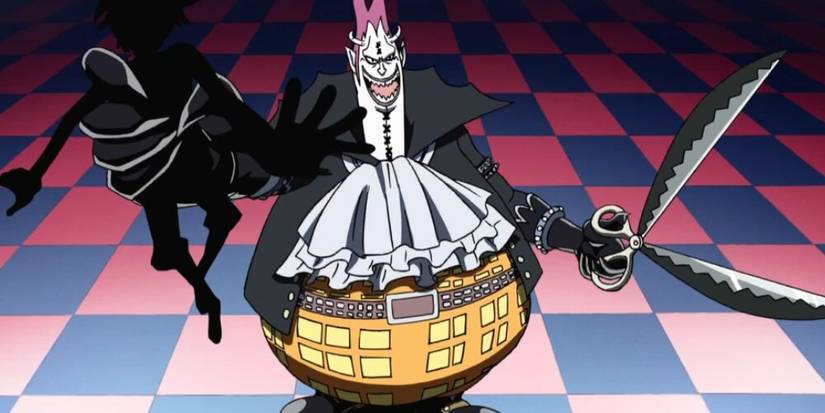 Gecko Moria holding up a soul 