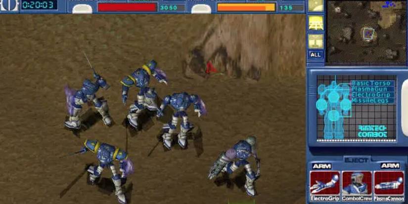 Group of blue mechs 