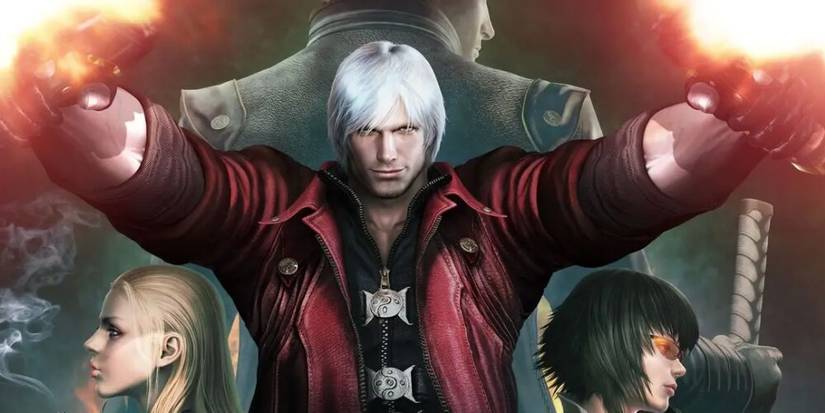 Dante firing Ebony and Ivory 