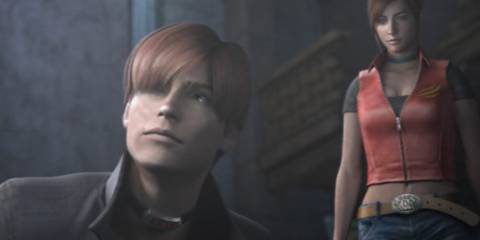 Claire and Steve in Resident Evil: Darkside Chronicles