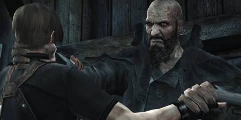 Mendez grabbing Leon 