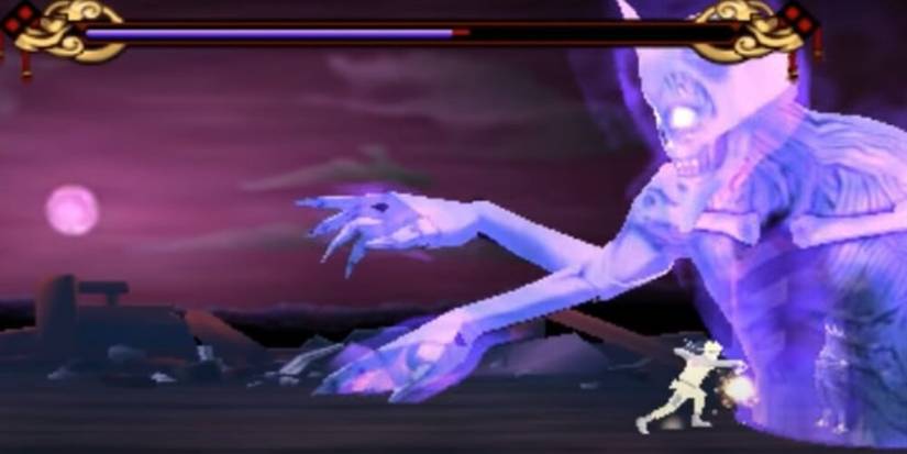 Naruto punching Sasuke's Susano 