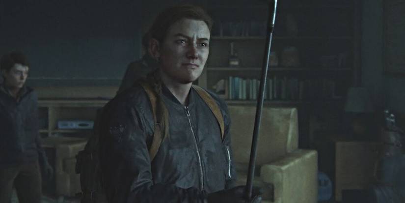 Abby holding a golf club 