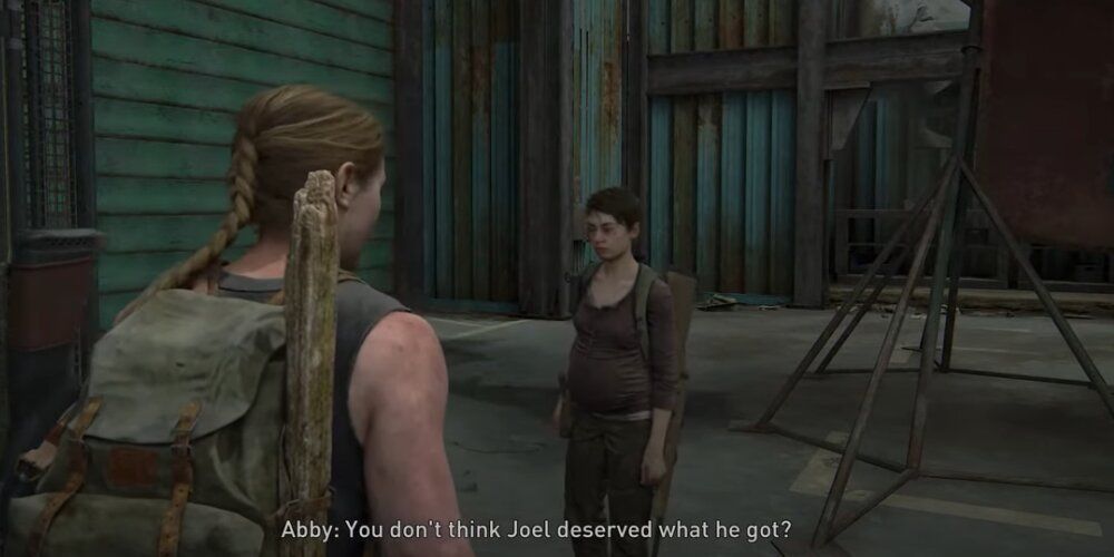 Abby talking to Mel about Joel's death 