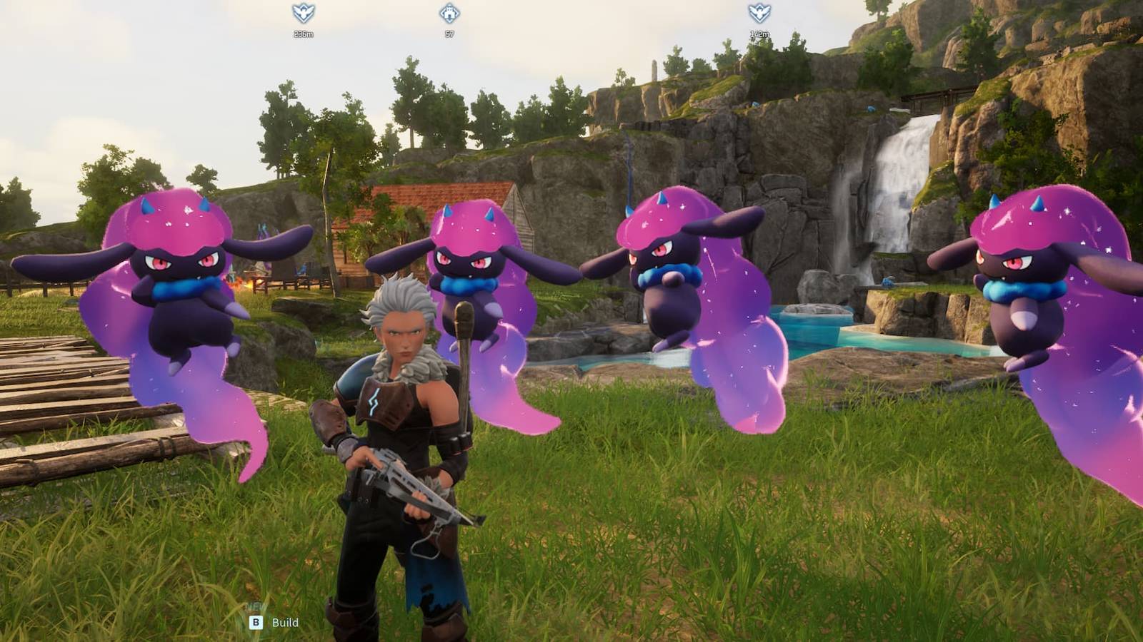 A squad of Daedreams in Palworld