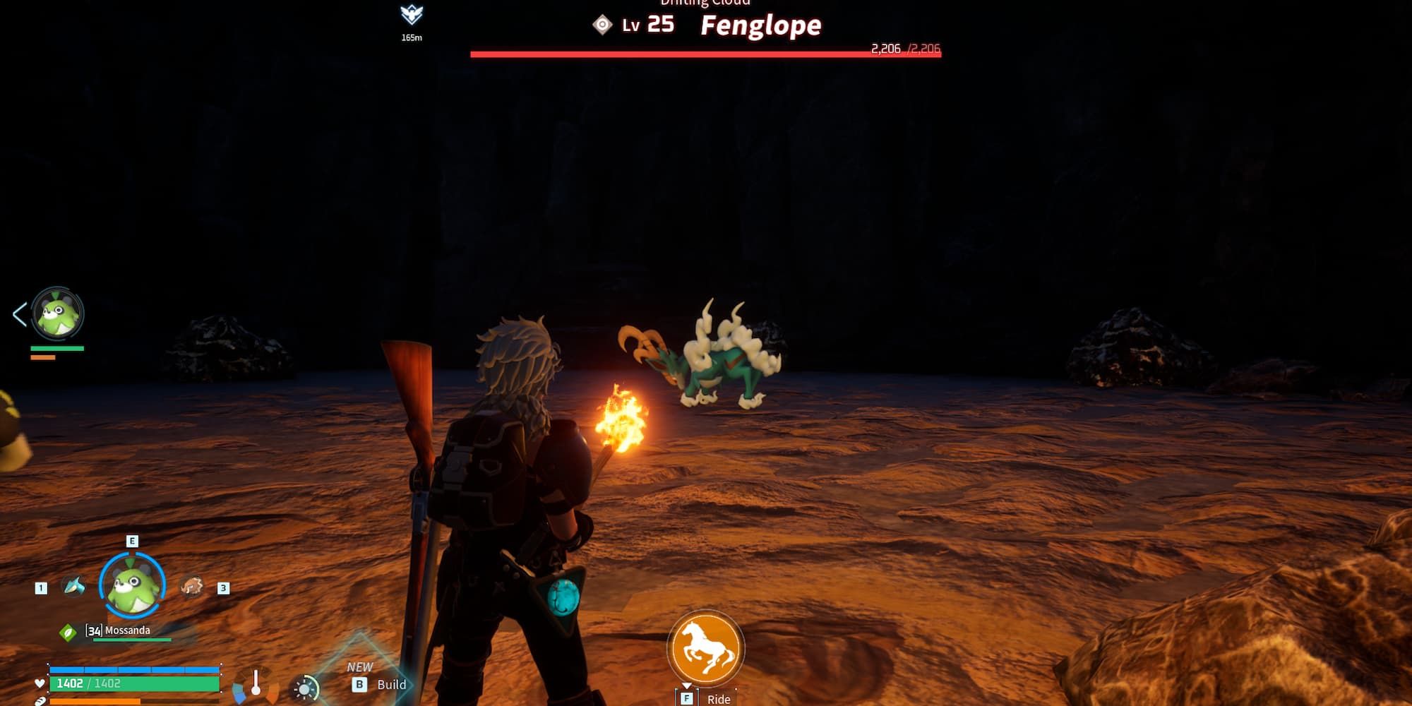 An Alpha Fenglope in Palworld