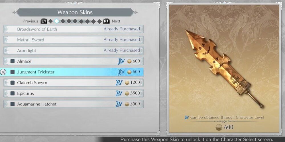 Best Weapon Skins In Granblue Fantasy Versus: Rising