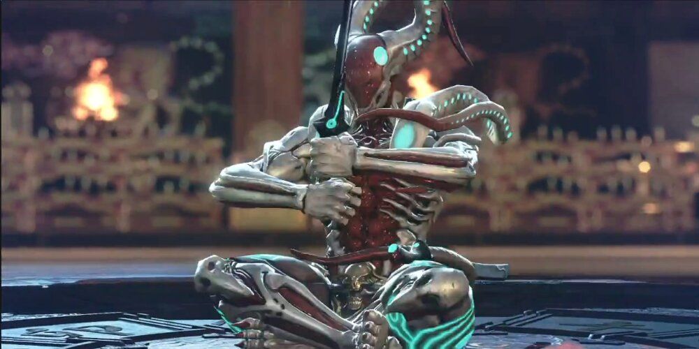 Yoshimitsu sitting down 