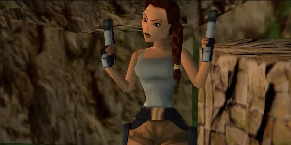 Lara wit her dual pistols