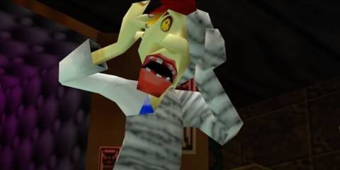 Pamela's Dad in his half gibdo form Majora's Mask