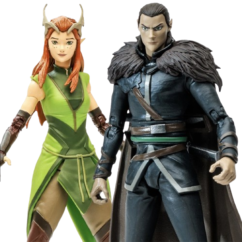Keyleth and Vax action figures