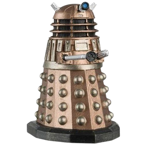 A golden Dalek collectible figure