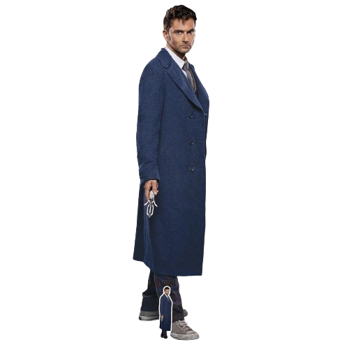 David Tennant as Doctor Who cardboard cutout