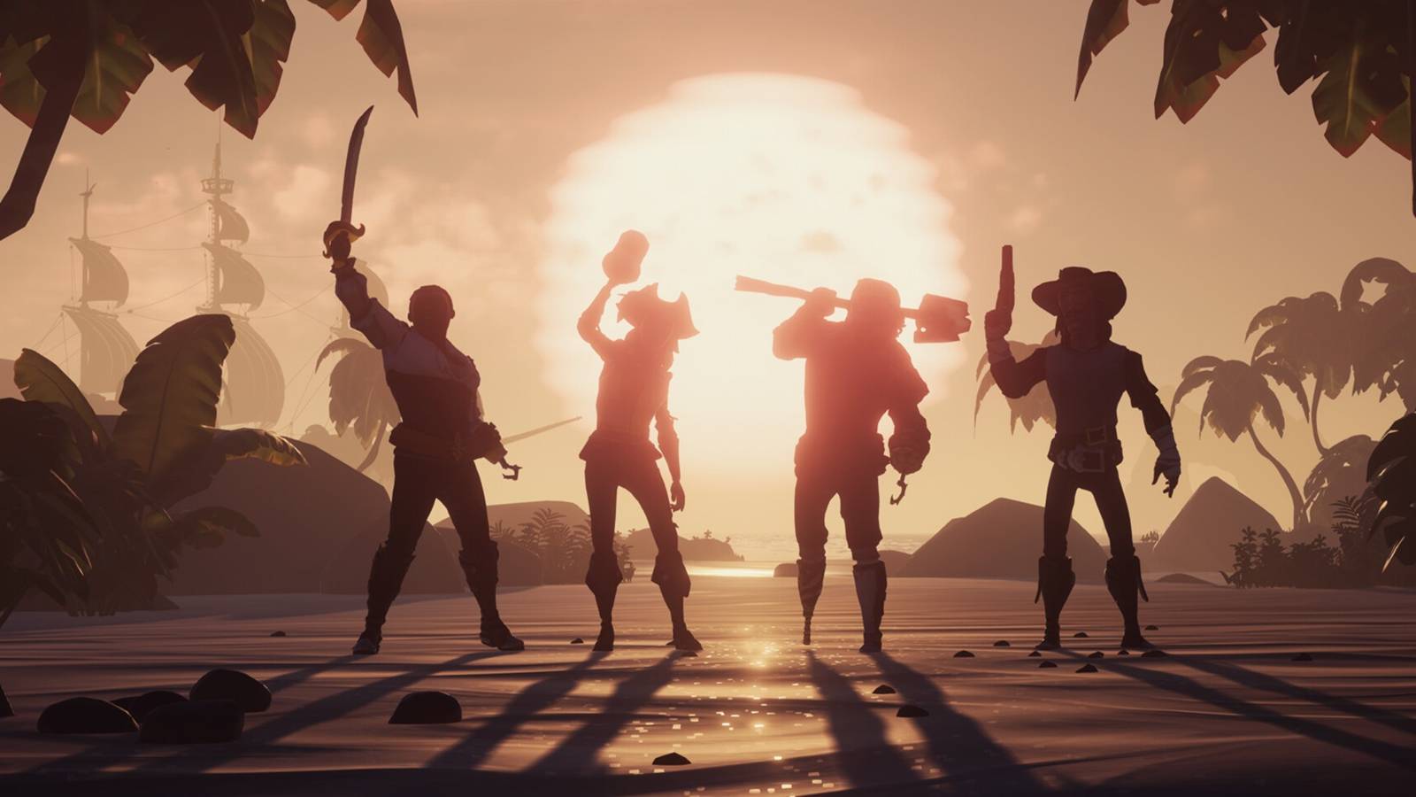 sea of thieves pirates celebrating