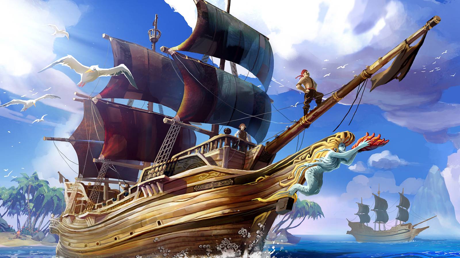 sea of thieves ship promo art