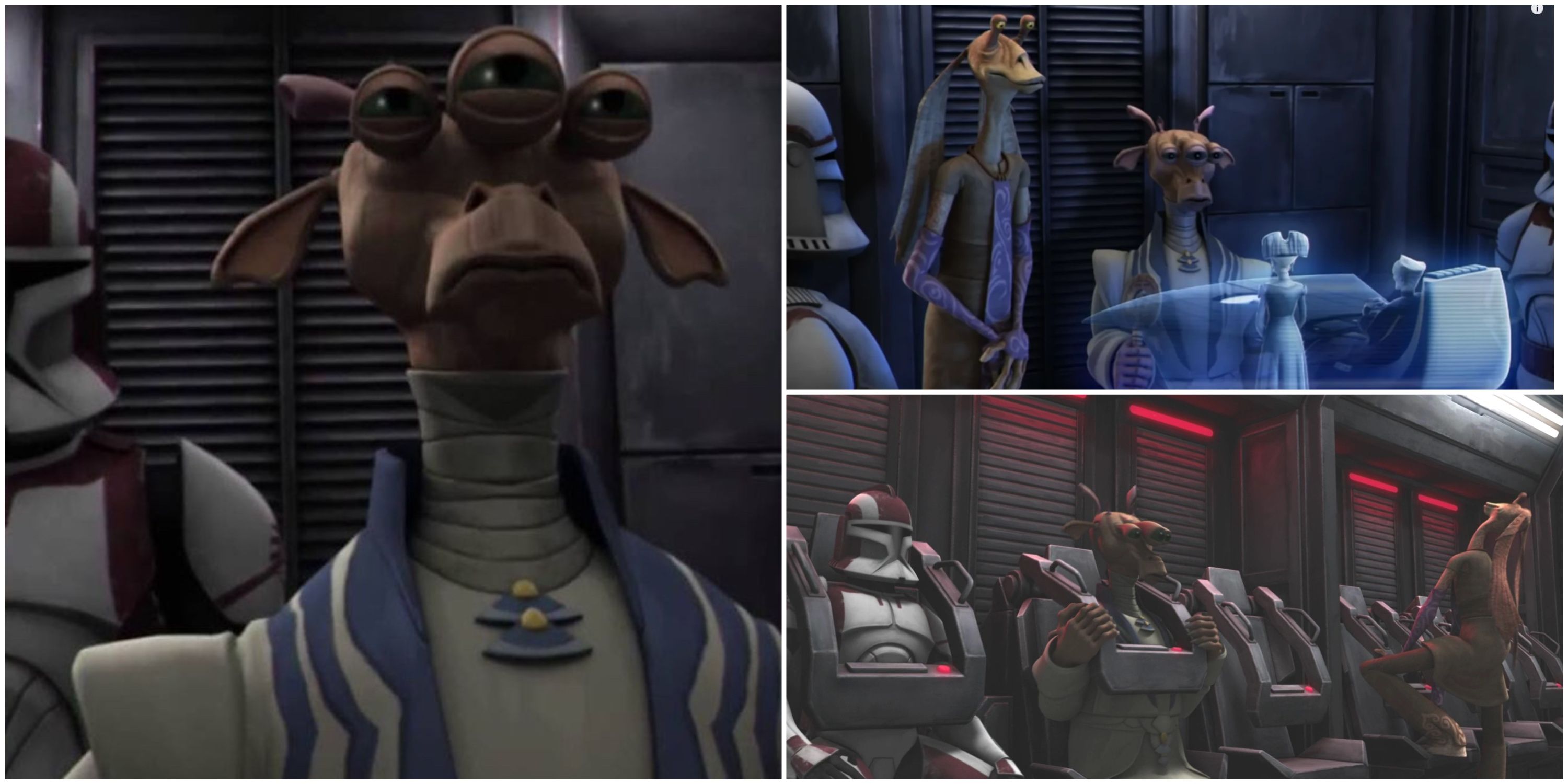 senator kharrus screenshots from the episode "The Gungan General"