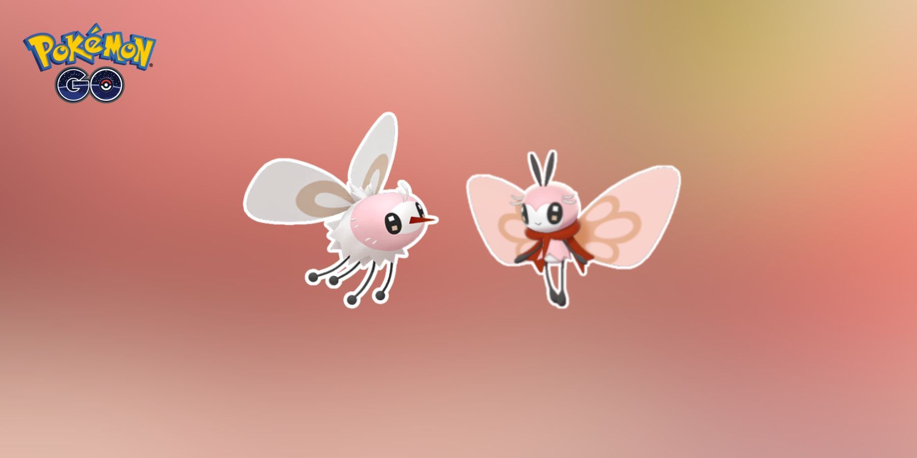 Shiny Cutiefly and Shiny Ribombee in Pokemon GO