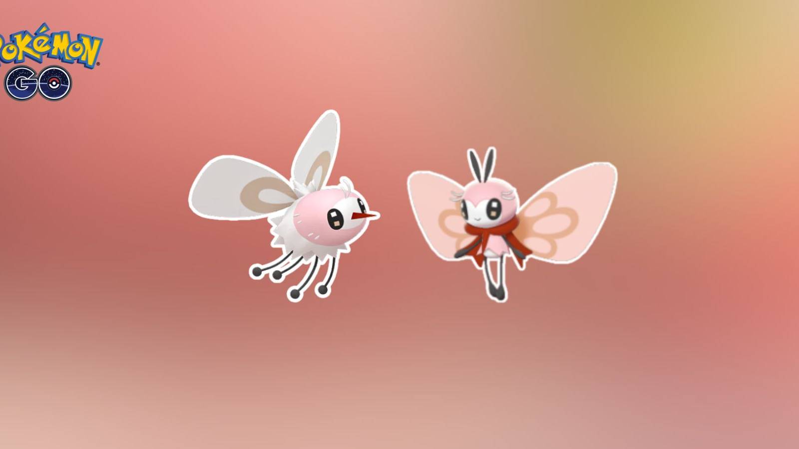Shiny Cutiefly and Shiny Ribombee in Pokemon GO