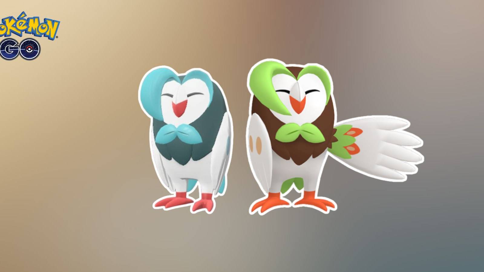 Shiny Dartrix and Dartrix in Pokemon GO