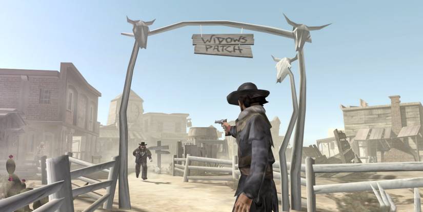 Shooting enemies in Red Dead Revolver