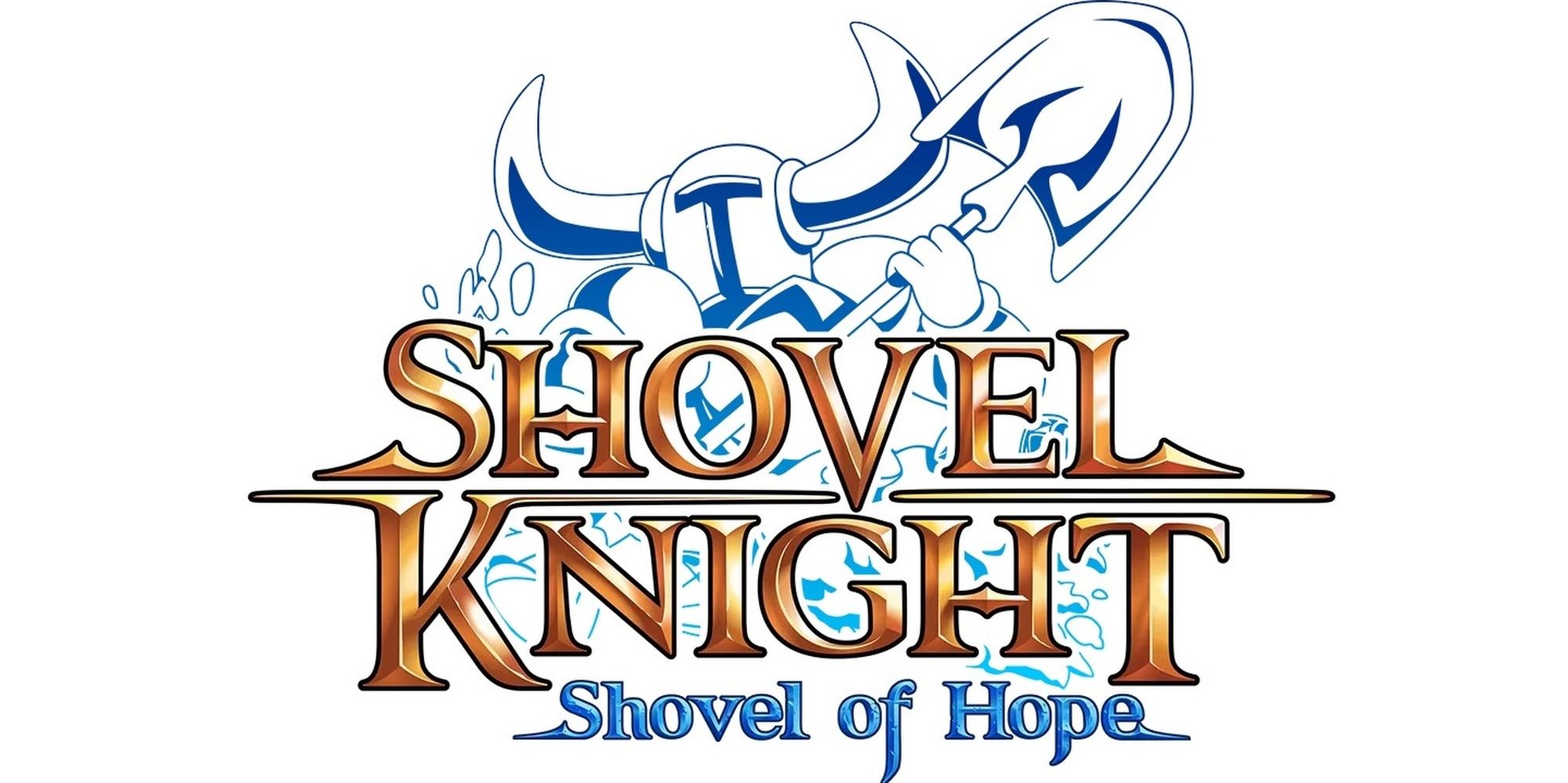 The logo from Shovel Knight Shovel of Hope