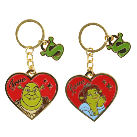 Shrek and Fiona Keychains 