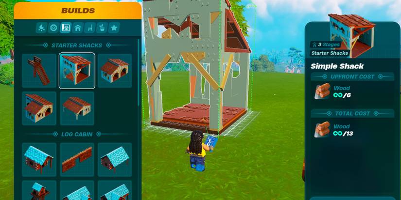 simple shack lego fortnite