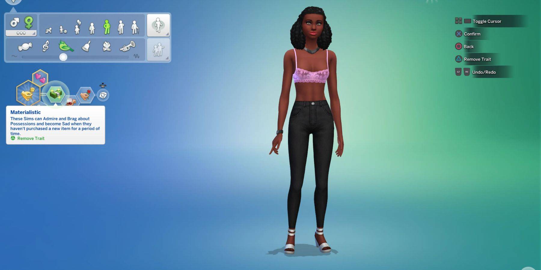 Black widow trait sims 4