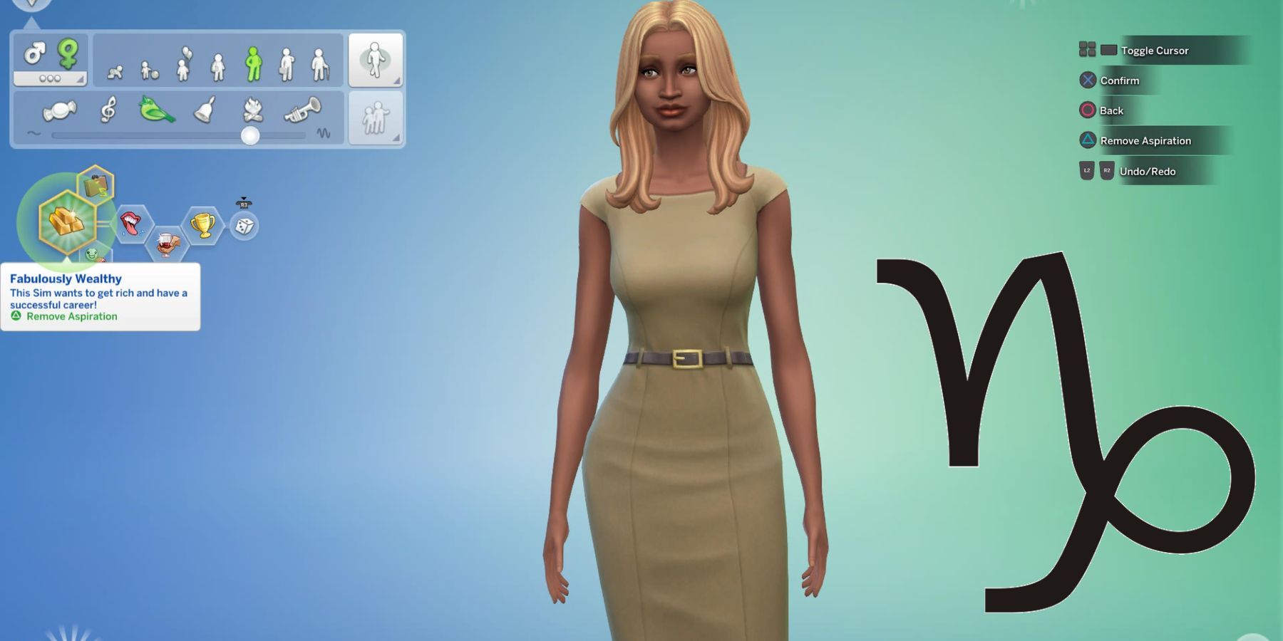 sims 4 capricorn