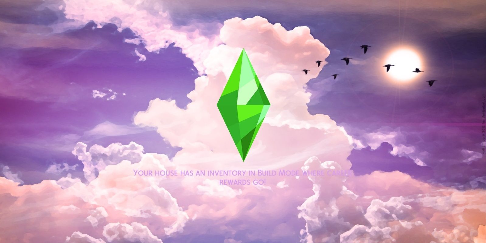 Mod de telas de carregamento do céu para The Sims 4