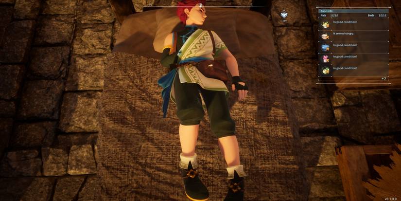 Sleeping in bed in Palworld