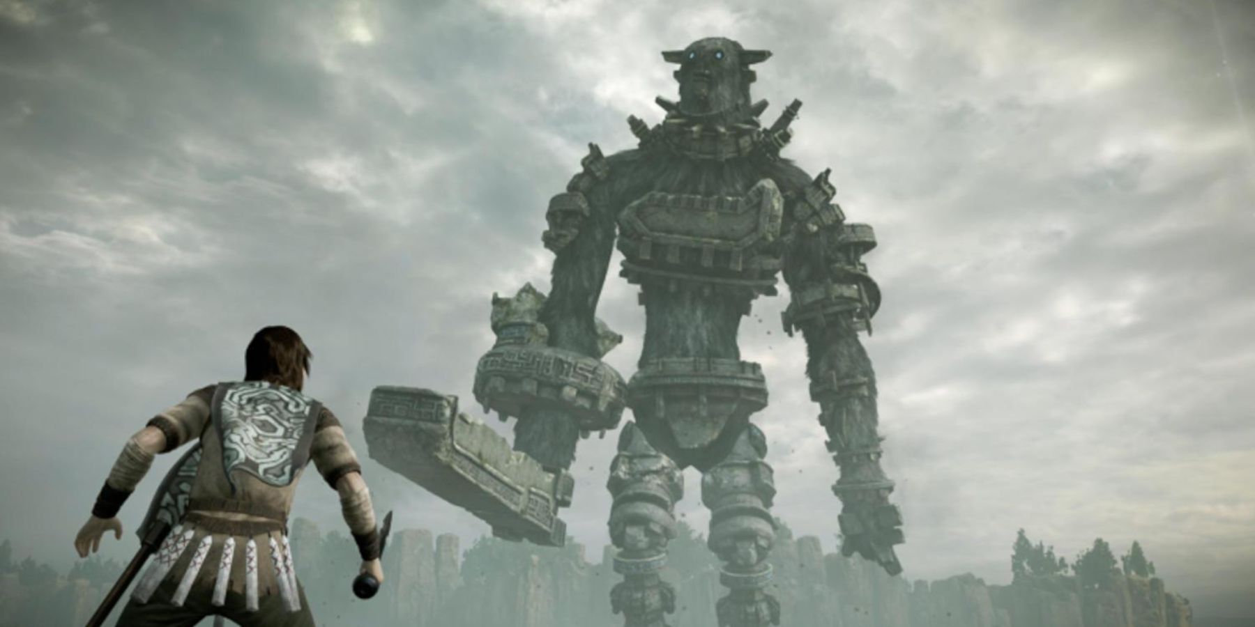 Wander about to engage a Colossus in Shadow of the Colossus