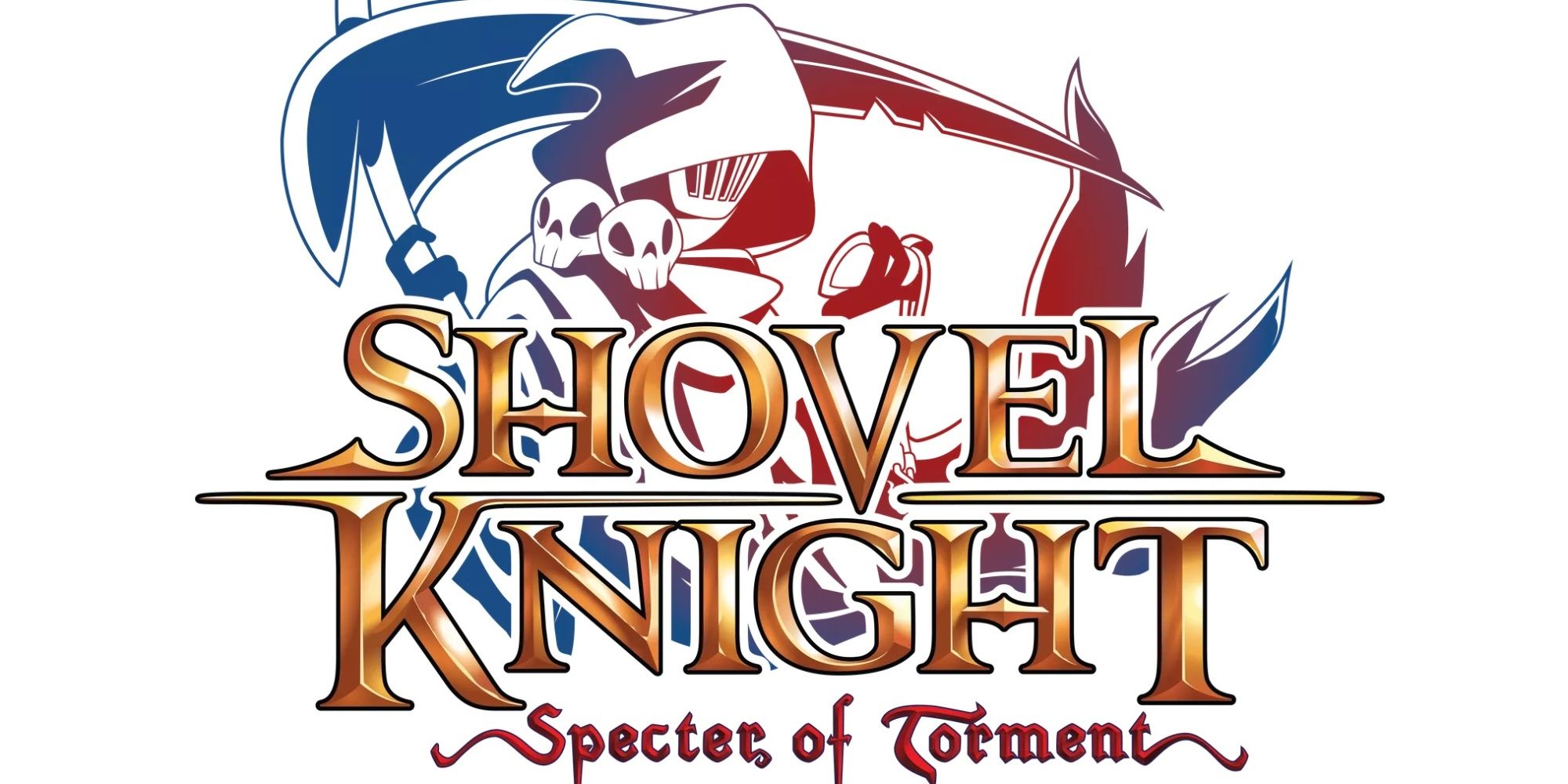 The logo from Shovel Knight Specter of Torment