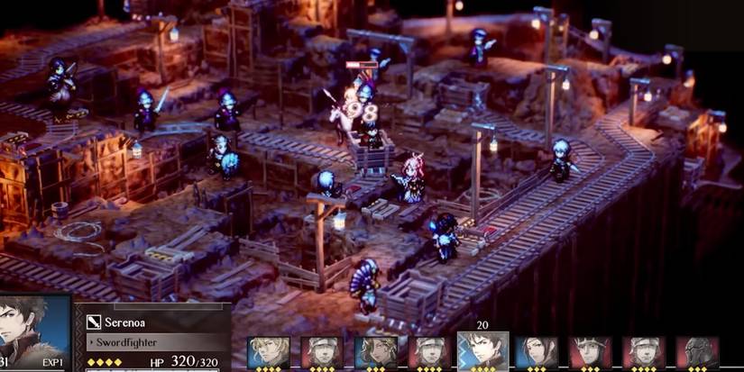 battle in the minefield map of triangle strategy