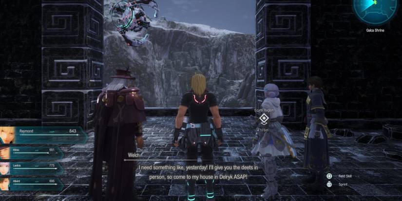 Star Ocean The Divine Force -  getting a request from Welch