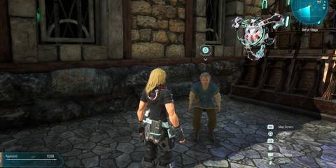 Star Ocean The Divine Force -  the odd craftsman location in Delryk village'