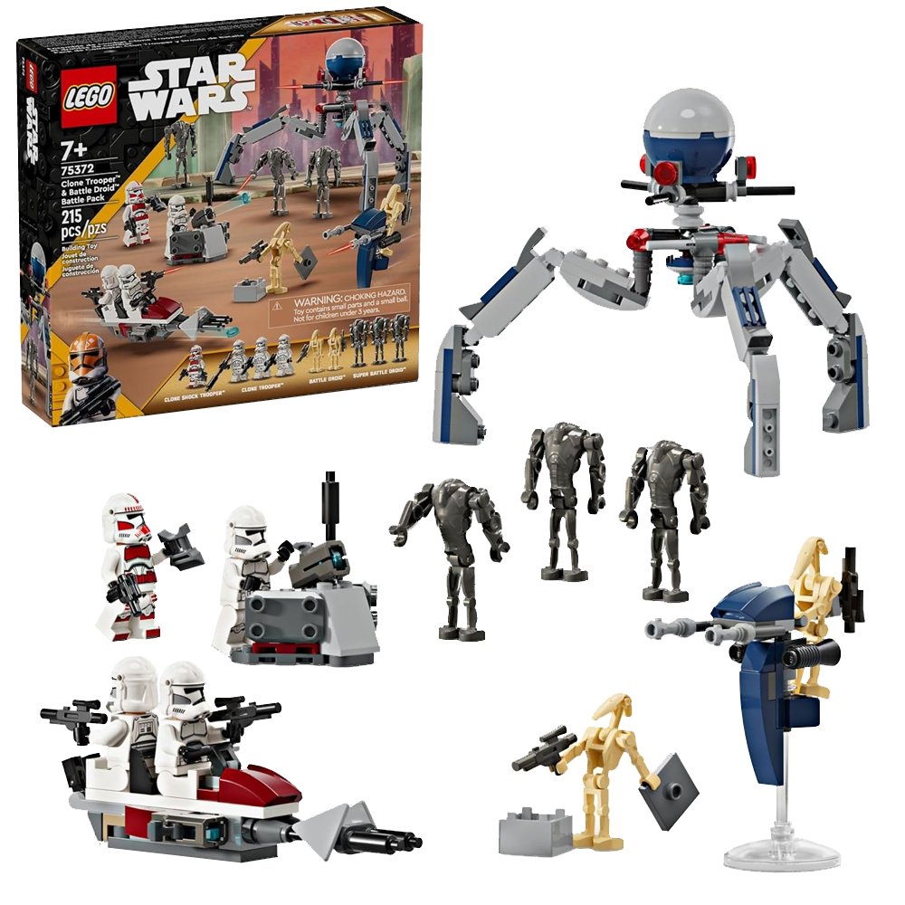 Star Wars Merchandise LEGO Clone Trooper and Droid Battlepack
