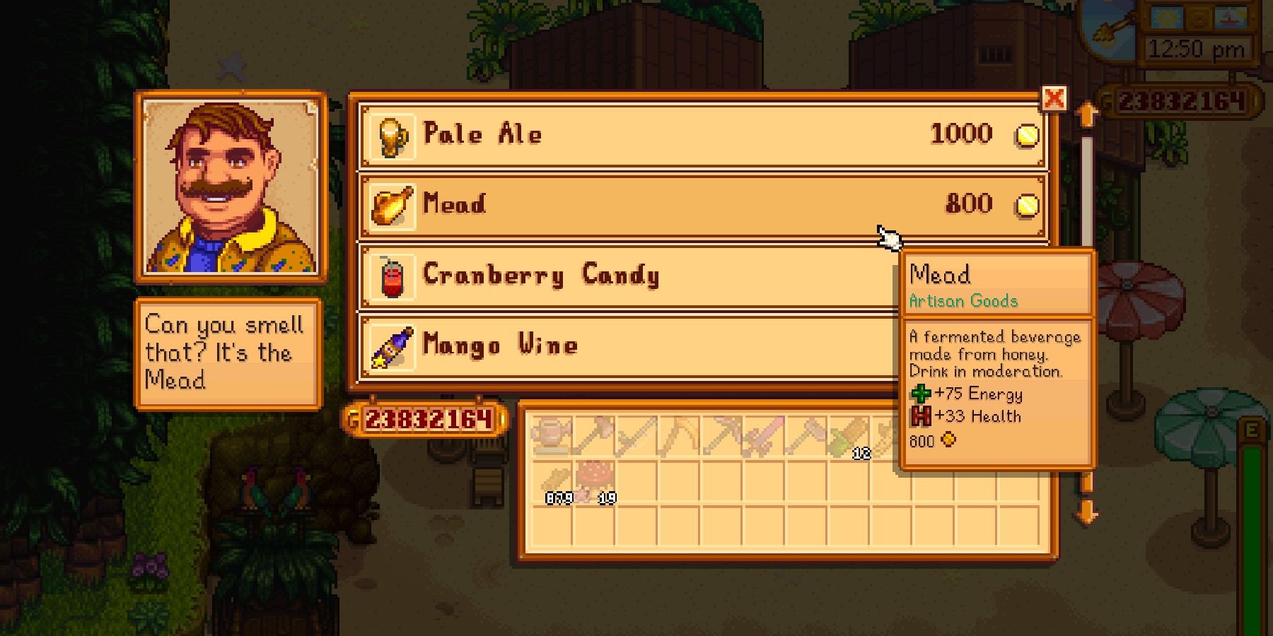 Stardew Valley Ginger Resort Shop