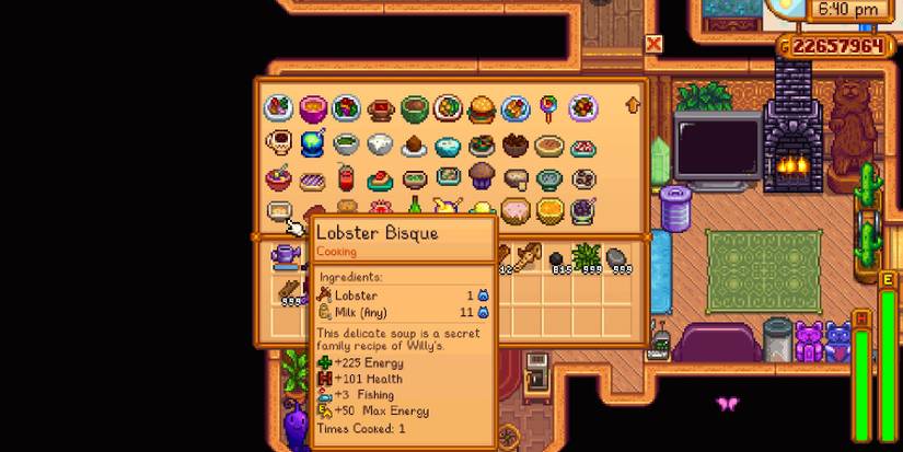 Stardew Valley Lobster Bisque