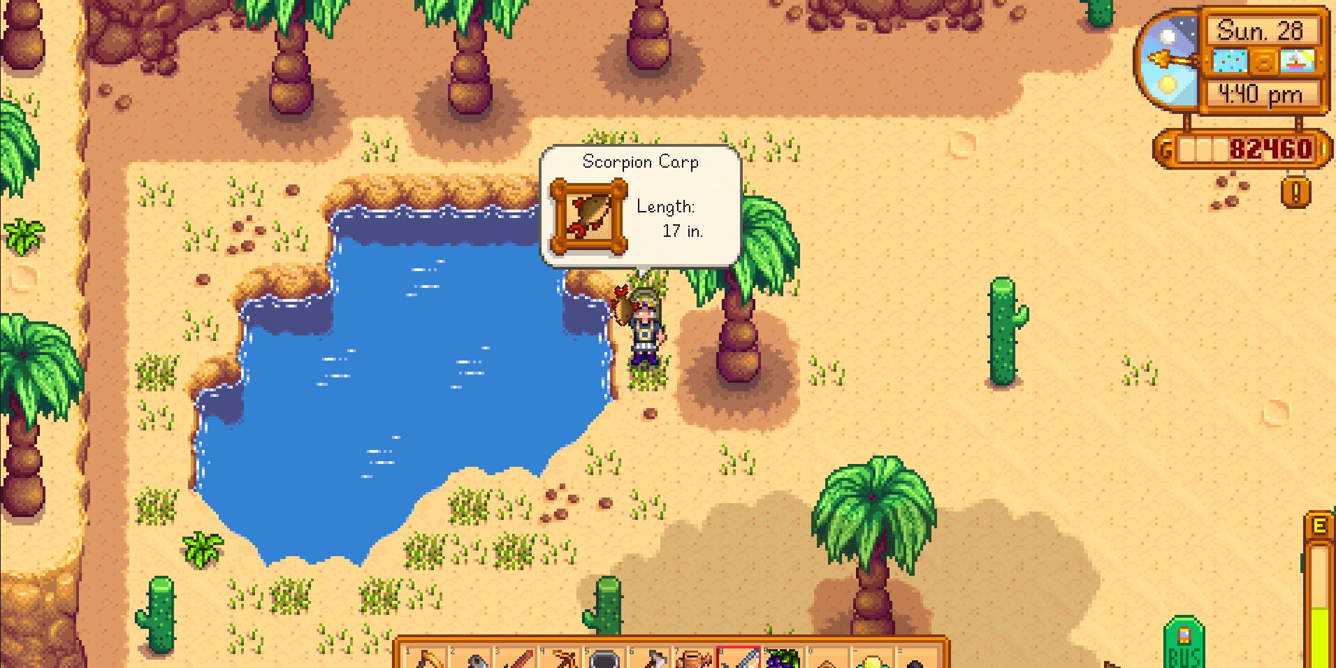Stardew Valley: How to Catch a Scorpion Carp