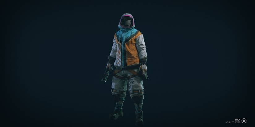 Starfield character wearing the Disciples Streetwear