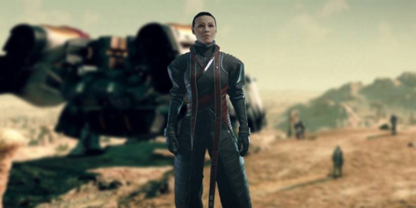 Starfield character wearing Masako Imada's Outfit