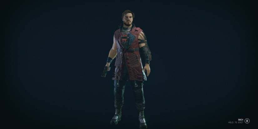 Starfield character wearing Shinya Voss' Outfit