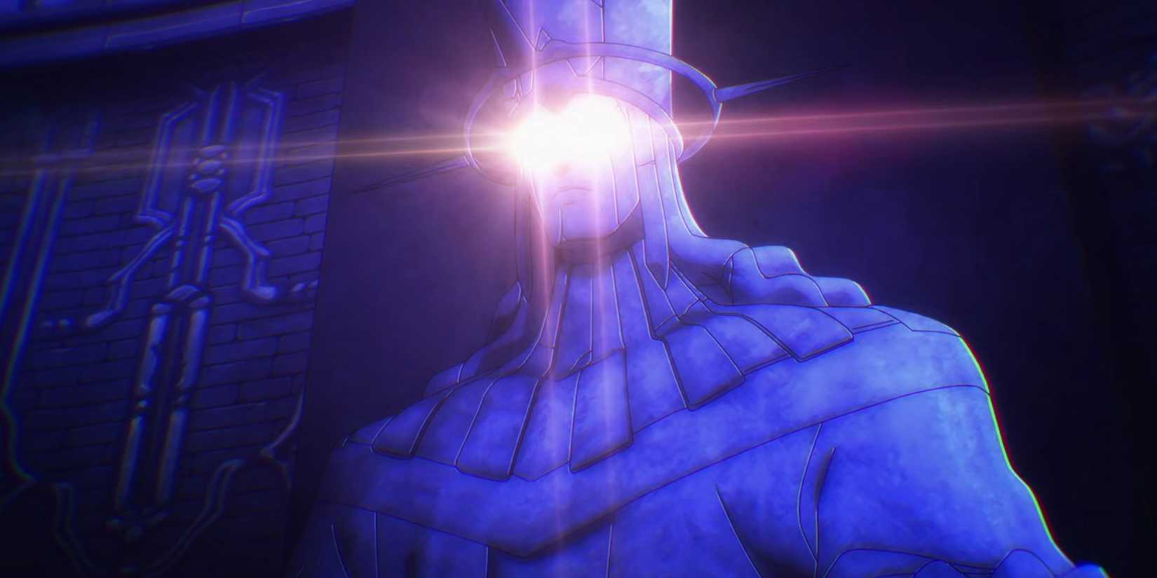 Statue of God Lazer Eyes Solo Leveling Episode 1