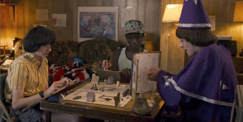 Will, Lucas and Mike playing D&D