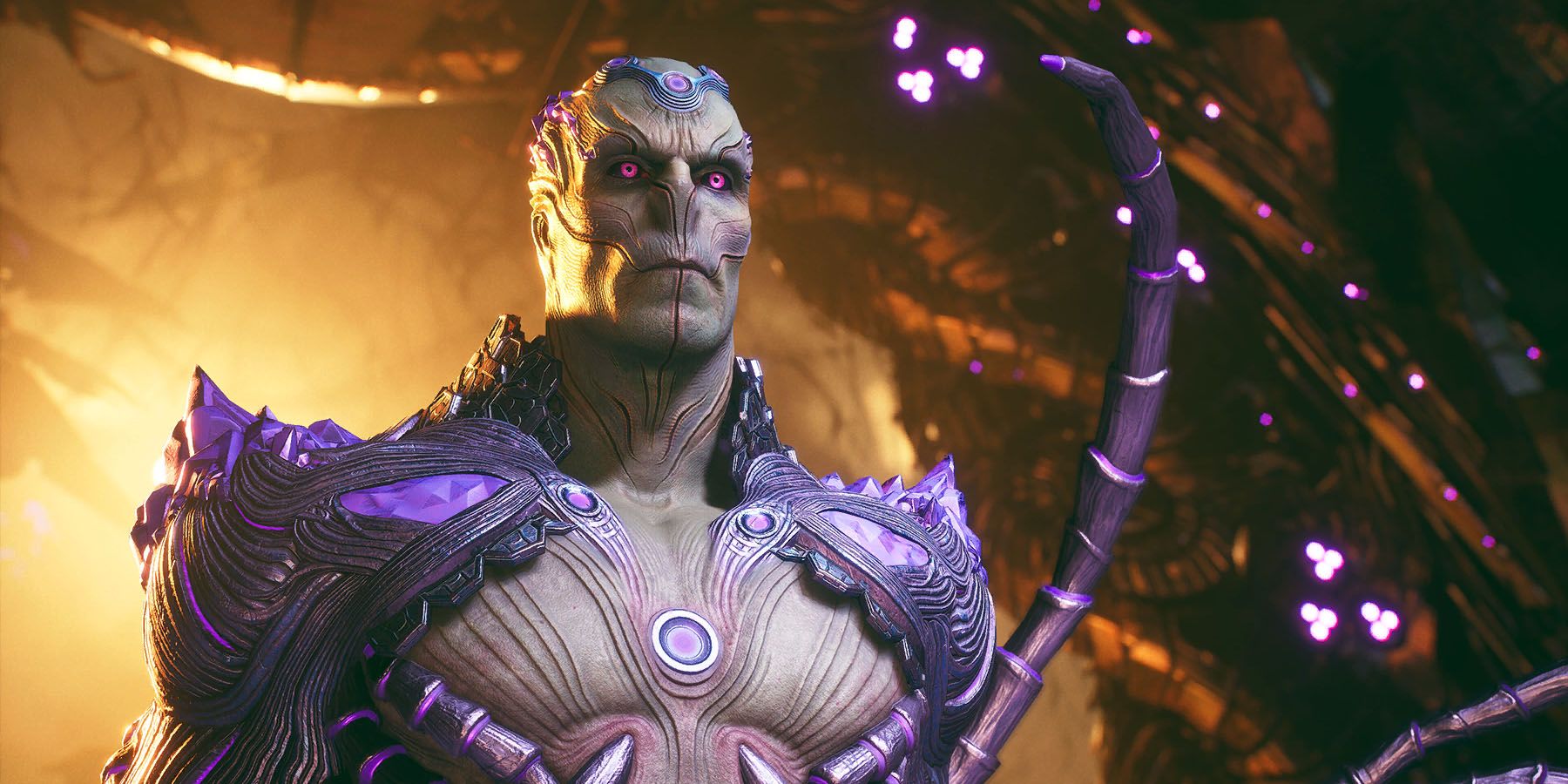 A screenshot of Brainiac from Suicide Squad: Kill the Justice League.