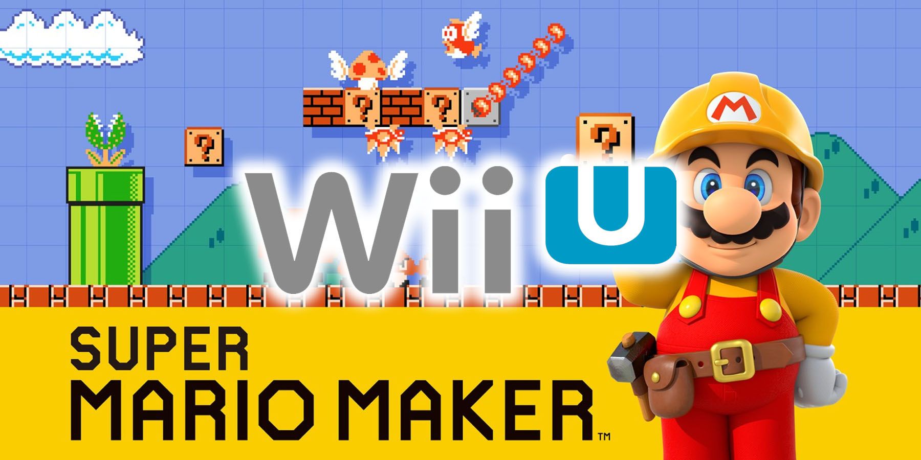 Super Mario Maker Wii U logo