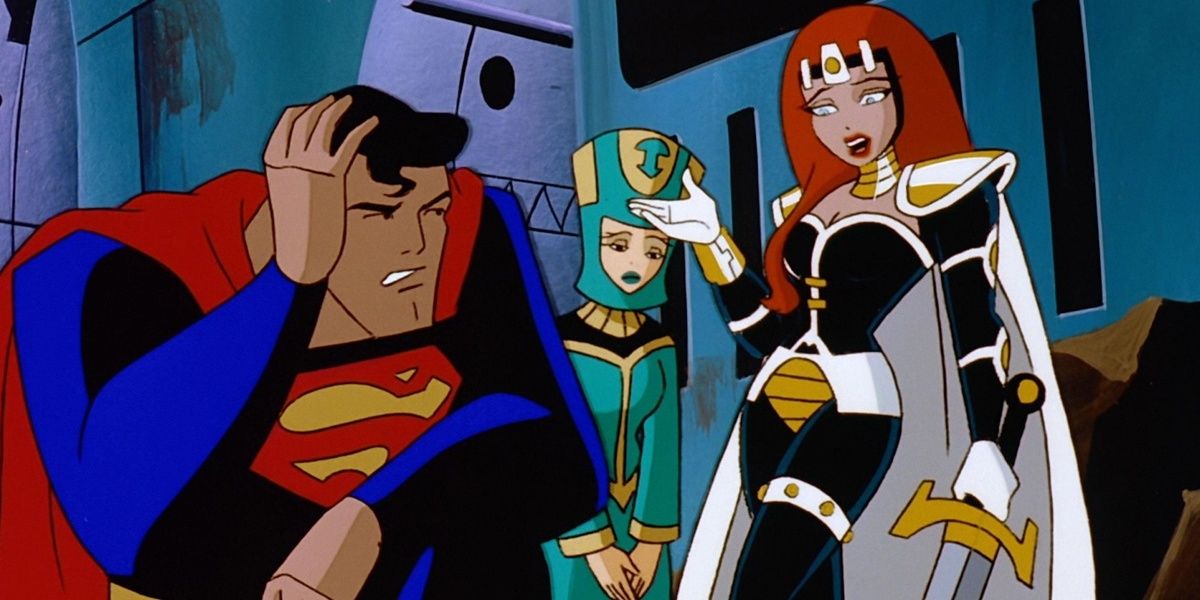 Superman and Maxima in Superman: The Animated Series